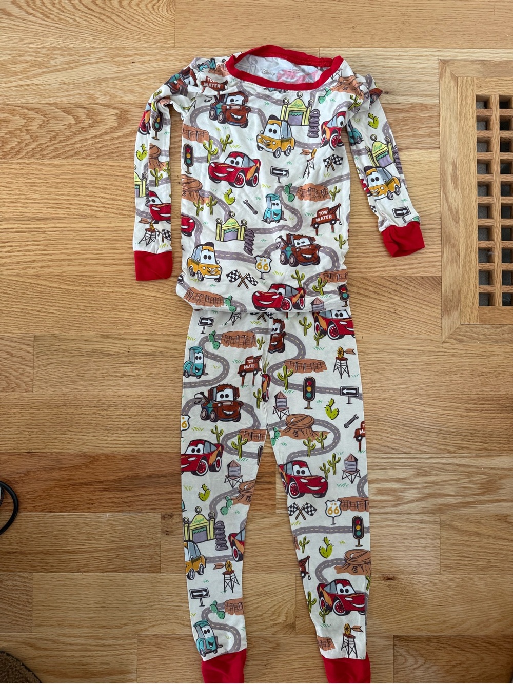 Little Sleepies Lightning McQueen PJs